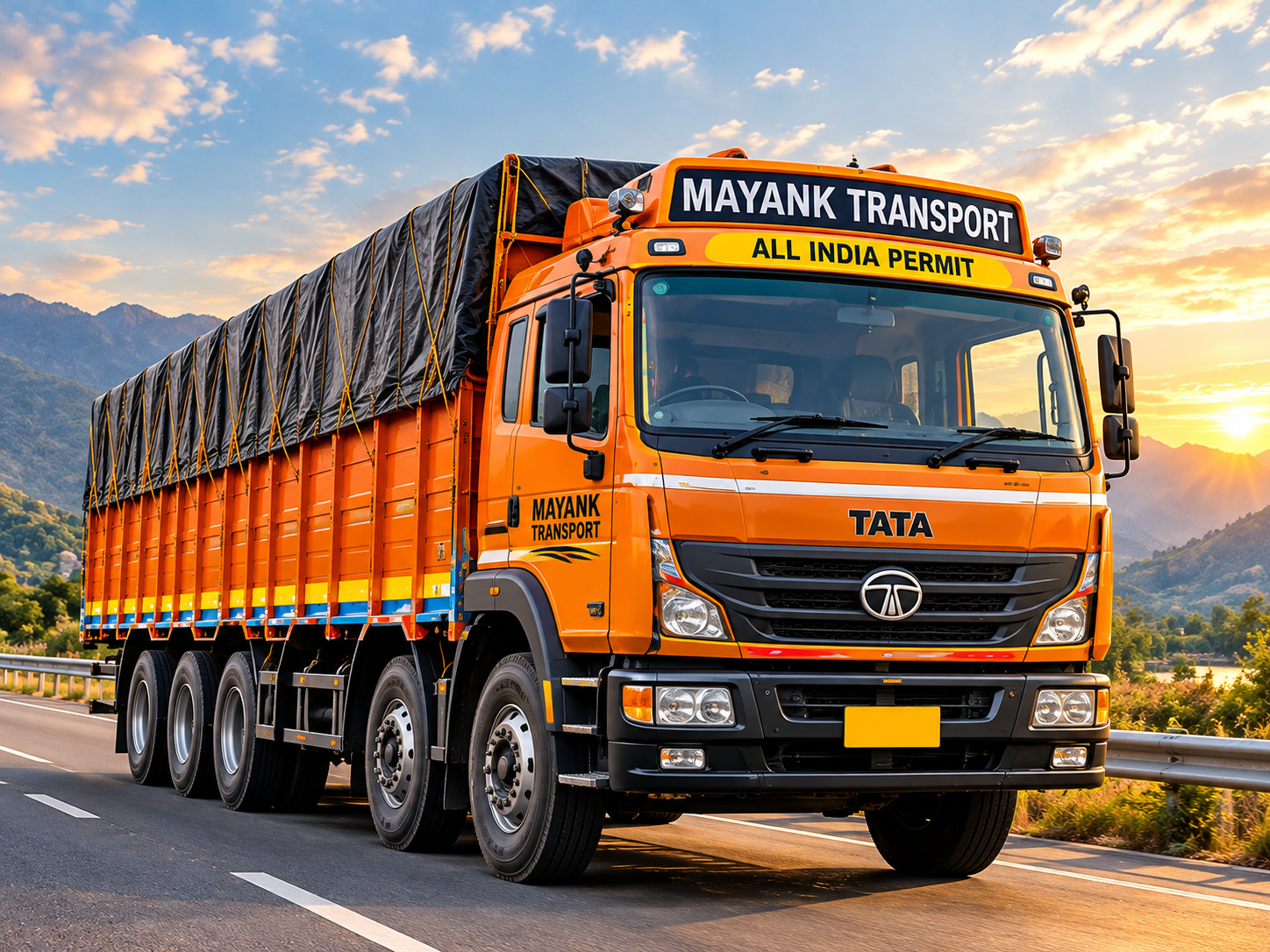 Mayank Transport fleet on the road